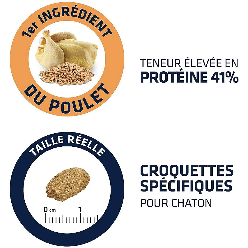 Meilleure affaire 🥰 Croquette Advance - Pour Chaton - Poulet & Riz ✨ 3 Meilleure affaire 🥰 Croquette Advance - Pour Chaton - Poulet & Riz ✨ – Image 3