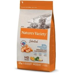 Remise 🛒 Nature's Variety - Croquette Selected pour Chat Adult - Saumon 🤩