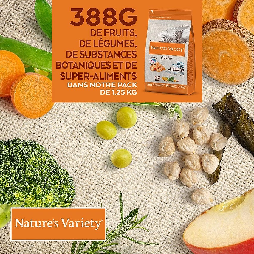 Remise 🛒 Nature's Variety - Croquette Selected pour Chat Adult - Saumon 🤩 3 Remise 🛒 Nature's Variety - Croquette Selected pour Chat Adult - Saumon 🤩 – Image 3