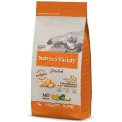 Offres 🎁 Nature's Variety - Croquette Selected Stérilisé pour Chat - Poulet 🎉