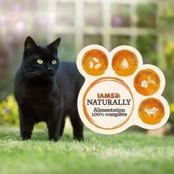 Acheter 😉 Sachets IAMS Naturally - Terre et Mer - 12 x 85g 😍 -Promos Chat Boutique 8710255161792 5