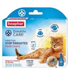 Grosses soldes 😀 Diméthicare Diméthi Care - Pipettes stop parasites pour chats 🔥