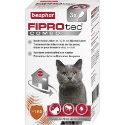 Meilleur prix 😍 Beaphar - FIPROtec - Combo Spot-On - Chat et Furet - 50 mg/60mg ✔️