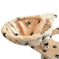 Le moins cher 🧨 vidaXL Arbre à chat et griffoir Sisal 150 cm Empreintes de pattes Beige ❤️ -Promos Chat Boutique 8718475522898 4