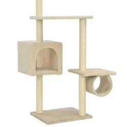 Bon marché ✔️ vidaXL Arbre à chat avec griffoirs en sisal 260 cm Beige 💯 -Promos Chat Boutique 8718475598411 5