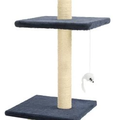 Le moins cher 💯 vidaXL Arbre à chat avec griffoirs en sisal 260 cm Bleu foncé 🤩 -Promos Chat Boutique 8718475598435 4