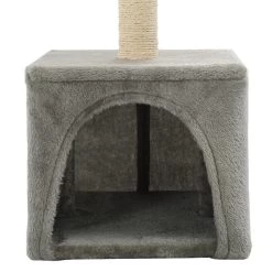 Meilleure vente ✔️ vidaXL Arbre à chat avec griffoirs en sisal 55 cm Gris ❤️ -Promos Chat Boutique 8718475598442 5