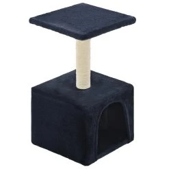 Le moins cher 🧨 vidaXL Arbre à chat avec griffoir en sisal 55 cm Bleu foncé ✔️