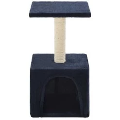 Le moins cher 🧨 vidaXL Arbre à chat avec griffoir en sisal 55 cm Bleu foncé ✔️ -Promos Chat Boutique 8718475598480 3