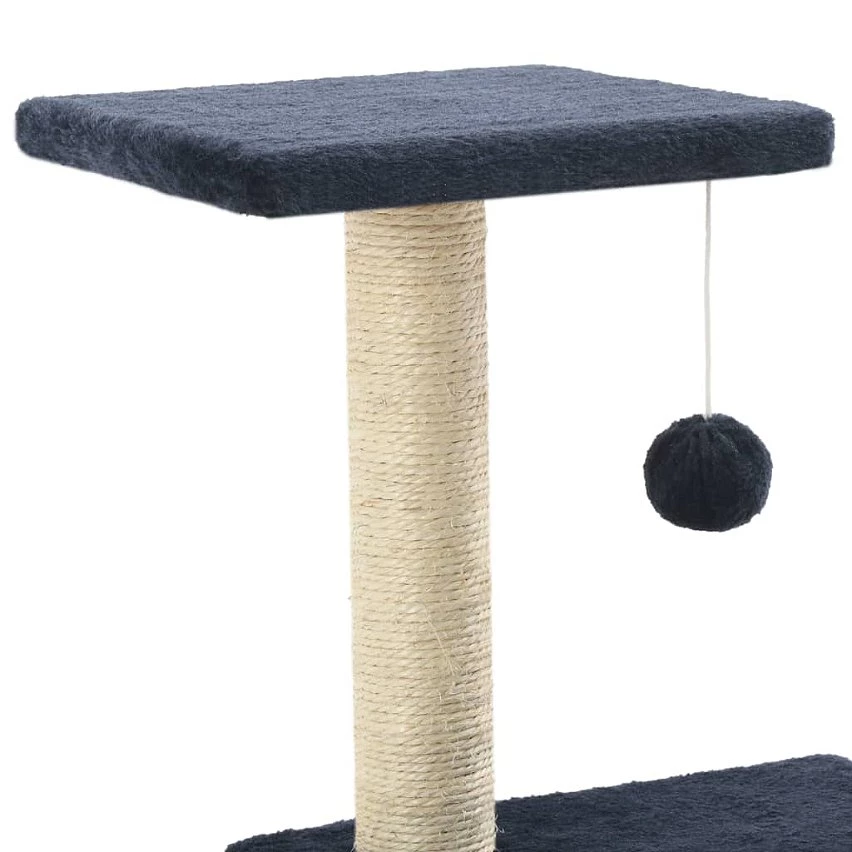 Meilleure affaire 😍 vidaXL Arbre à chat avec griffoirs en sisal 65 cm Bleu foncé 🛒 3 Meilleure affaire 😍 vidaXL Arbre à chat avec griffoirs en sisal 65 cm Bleu foncé 🛒 – Image 3