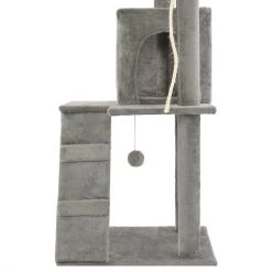 Meilleure vente 😀 vidaXL Arbre à chat avec griffoirs en sisal 120 cm Gris ⭐ -Promos Chat Boutique 8718475599906 5