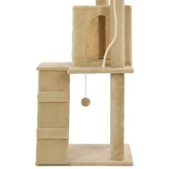 Le moins cher 🥰 vidaXL Arbre à chat avec griffoirs en sisal 120 cm Beige ❤️ -Promos Chat Boutique 8718475599920 5