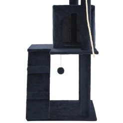 Grosses soldes ⌛ vidaXL Arbre à chat avec griffoirs en sisal 120 cm Bleu foncé ✔️ -Promos Chat Boutique 8718475599944 5
