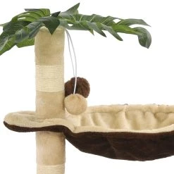 Le moins cher 😍 vidaXL Arbre à chat avec griffoir en sisal 50 cm Beige et Marron 🛒 -Promos Chat Boutique 8718475599951 5