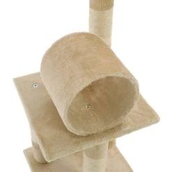 Meilleure vente 🔥 vidaXL Arbre à chat avec griffoirs en sisal 65 cm Beige 😀 -Promos Chat Boutique 8718475599982 5