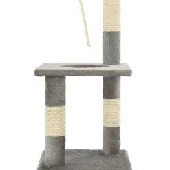 Vente flash 🧨 vidaXL Arbre à chat avec griffoirs en sisal 109 cm Gris 🔥 7 Vente flash 🧨 vidaXL Arbre à chat avec griffoirs en sisal 109 cm Gris 🔥 -Promos Chat Boutique 8718475600022 5