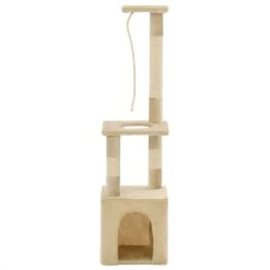 De gros ✨ vidaXL Arbre à chat avec griffoirs en sisal 109 cm Beige ⌛