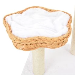 De gros ✔️ vidaXL Arbre à chat avec griffoir en sisal Naturel Bois de saule 🎁 -Promos Chat Boutique 8718475731214 4