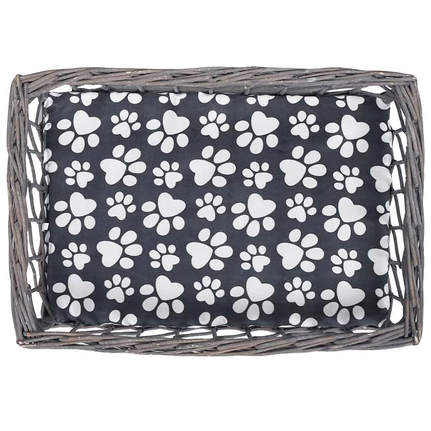 Meilleure affaire ✨ vidaXL Arbre/maison/lit à chat avec coussin Saule Carré 😉 2 Meilleure affaire ✨ vidaXL Arbre/maison/lit à chat avec coussin Saule Carré 😉 – Image 2