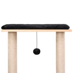 Sortie 💯 vidaXL Arbre à chat avec tapis à gratter en sisal 129 cm ⭐ -Promos Chat Boutique 8720286002056 3