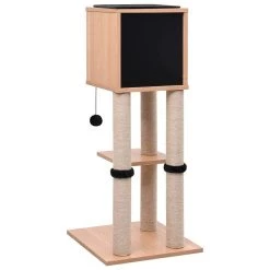 Meilleure vente 🌟 vidaXL Arbre à chat avec tapis à gratter en sisal 90 cm ⌛ 7 Meilleure vente 🌟 vidaXL Arbre à chat avec tapis à gratter en sisal 90 cm ⌛ -Promos Chat Boutique 8720286002155 3