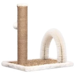 Remise ✔️ vidaXL Arbre à chat avec brosse de toilettage en arche et grattoir 🔔 -Promos Chat Boutique 8720286062357 4