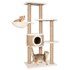 Meilleur prix 🛒 vidaXL Arbre à chat avec griffoirs 126 cm Herbiers marins 🧨