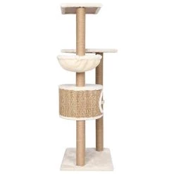 Meilleur prix 🛒 vidaXL Arbre à chat avec griffoirs 126 cm Herbiers marins 🧨 -Promos Chat Boutique 8720286062449 4