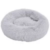 Coupon 🌟 vidaXL Coussin lavable pour chiens/chats Gris clair 70x70x15cm Peluche 🥰