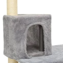 Top 10 🔔 vidaXL Arbre à chat avec griffoirs en sisal Gris clair 119 cm 👍 7 Top 10 🔔 vidaXL Arbre à chat avec griffoirs en sisal Gris clair 119 cm 👍 -Promos Chat Boutique 8720286566848 5