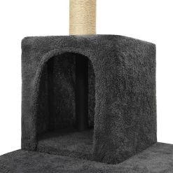 Bon marché 🎉 vidaXL Arbre à chat avec griffoirs en sisal Gris foncé 119 cm ✔️ -Promos Chat Boutique 8720286566855 5