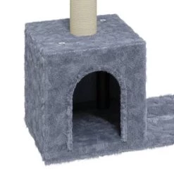 Meilleure affaire 👏 vidaXL Arbre à chat avec griffoirs en sisal Gris clair 60 cm 🤩 -Promos Chat Boutique 8720286566879 4