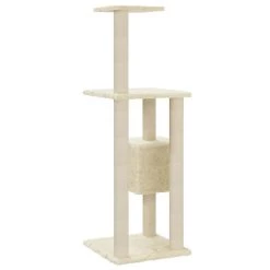 Top 10 🔔 vidaXL Arbre à chat avec griffoirs en sisal Crème 104 cm ✨ -Promos Chat Boutique 8720286669273 5