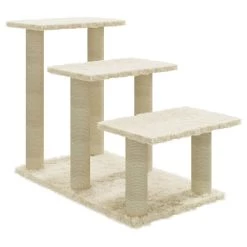 Top 10 😍 vidaXL Arbre à chat avec griffoirs en sisal Crème 50,5 cm 😉