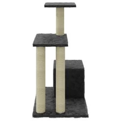 Les meilleures critiques de 😍 vidaXL Arbre à chat avec griffoirs en sisal Gris foncé 71 cm 🌟 -Promos Chat Boutique 8720286761038 5