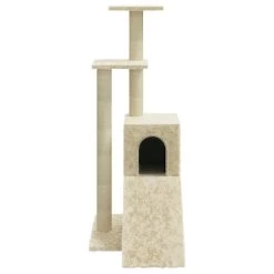 Grosses soldes ⌛ vidaXL Arbre à chat avec griffoirs en sisal Crème 92 cm 😀 6 Grosses soldes ⌛ vidaXL Arbre à chat avec griffoirs en sisal Crème 92 cm 😀 -Promos Chat Boutique 8720286761045 4