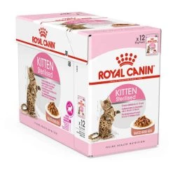 Remise ✨ Sachet Royal Canin Kitten Sterilised en sauce - Lot 12 x 85g 🧨